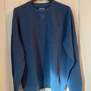 Men’s XL J. Crew pocket crewneck sweatshirt shirt
